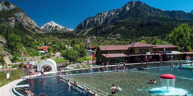 Hot Springs location in Colorado